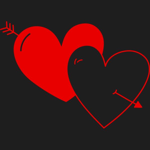 Red hearts with arrow Thumbnail