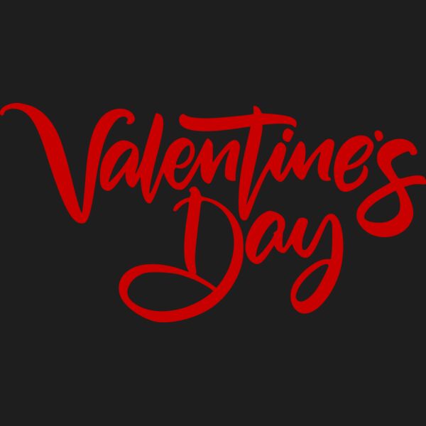 Red Valentines Day Text Thumbnail