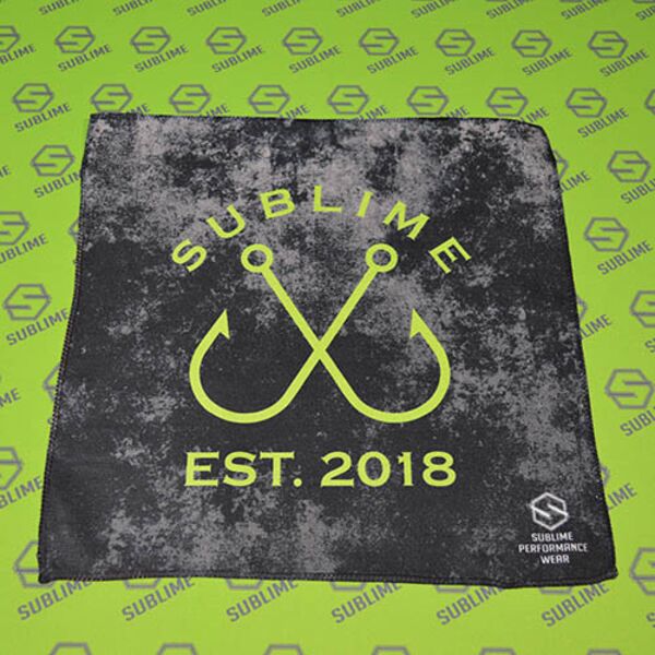 Sublime Performance Towel - Style 2 - Black/Lime Thumbnail