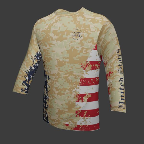 Performance Long Sleeve Shirt - 2A-FR Tan Thumbnail