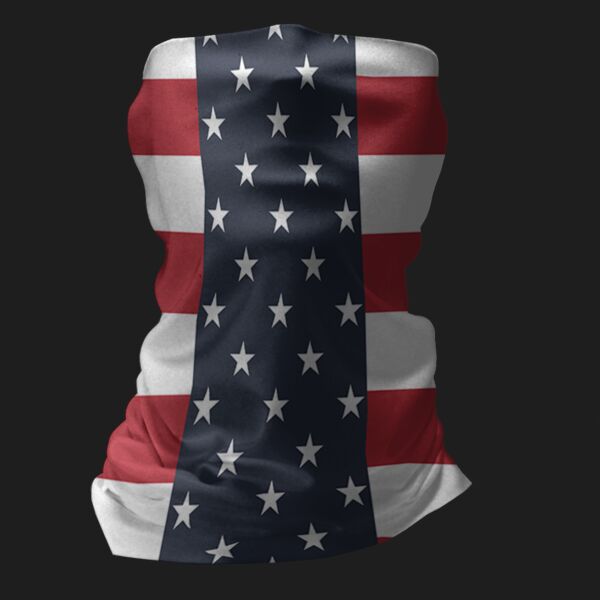 Single Layer Sport Neck Gaiter - U.S. Flag Thumbnail