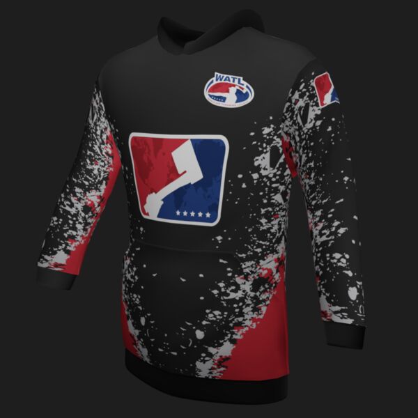 World Axe Throwing League - Axe Habits Miami Classic Hoodie Thumbnail