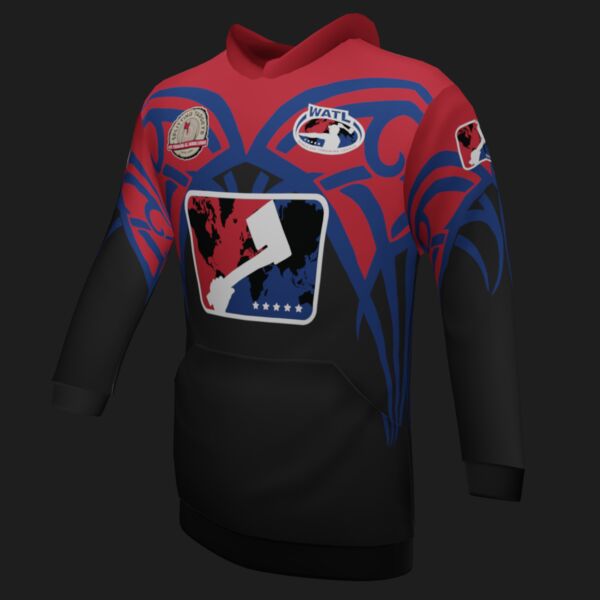 World Axe Throwing League - Splitting Targets Classic Hoodie - Style 3 Thumbnail