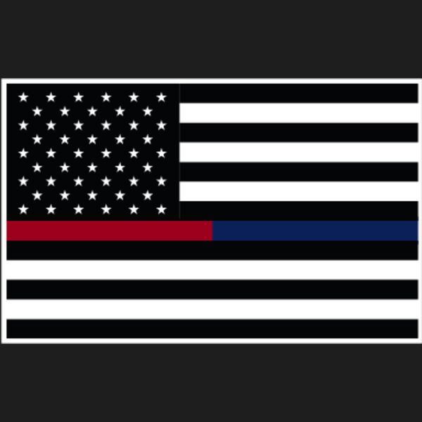 Thin Blue Red Line Flag Thumbnail