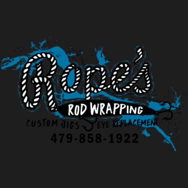 Ropes Rod Wraps Black Thumbnail