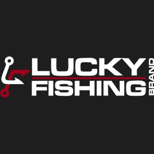 Lucky Fishing Brand White Thumbnail